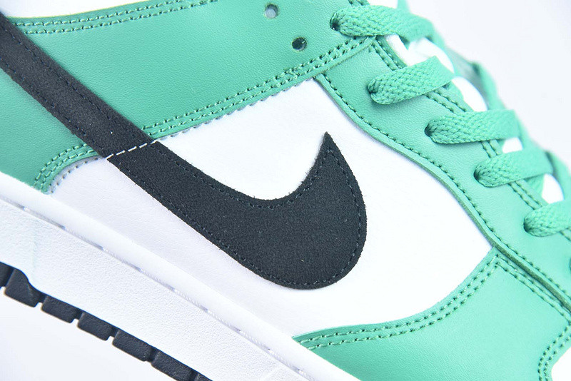 nike dunk low white green black fn3612-300