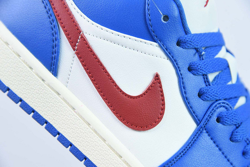 air jordan 1 low sport blue gym red (women
