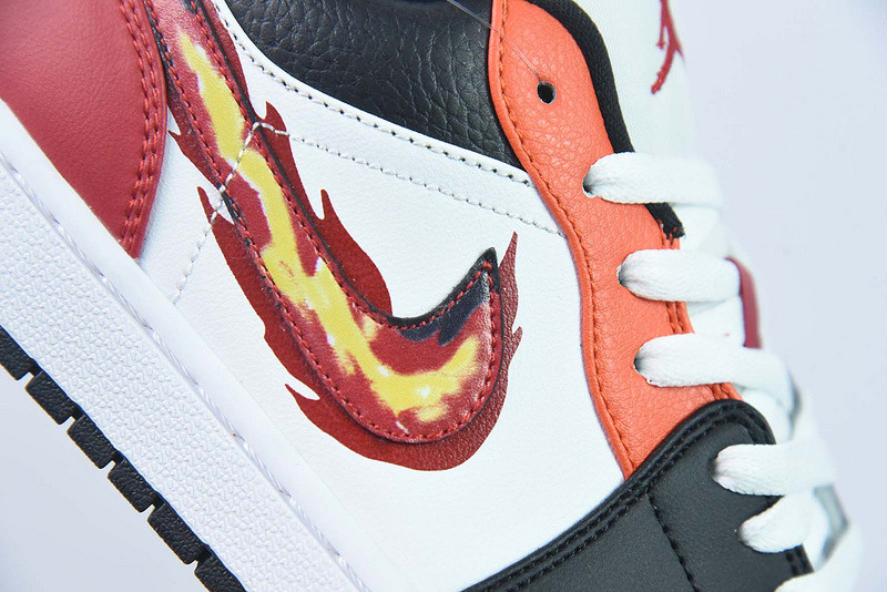 air jordan 1 low "flaming swh" fj7222-101