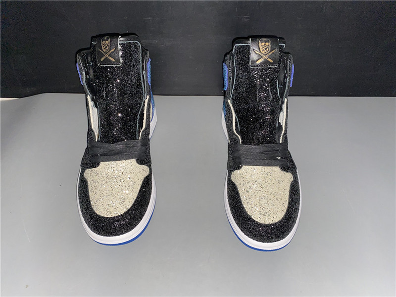 air jordan 1 x fragment design “glitter” ck5566-400