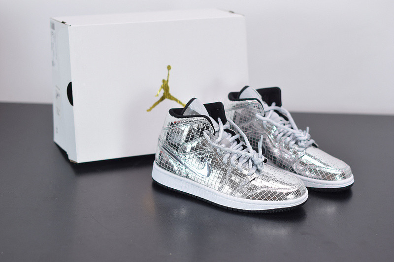 air jordan 1 mid “disco ball" cu9304-001