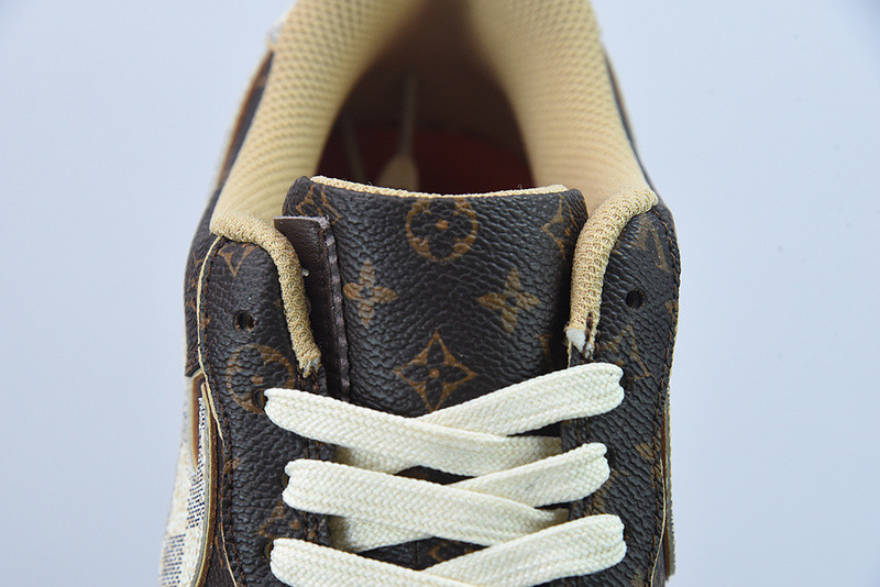 lvt x nike air force monogram damier azur