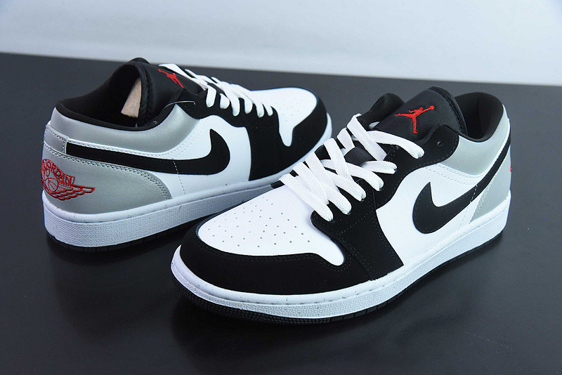 Air Jordan 1 Low SE White Fire Red Black Matte Silver HF3148-106