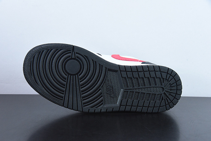air jordan 1 low black siren red (w) dc0774-004