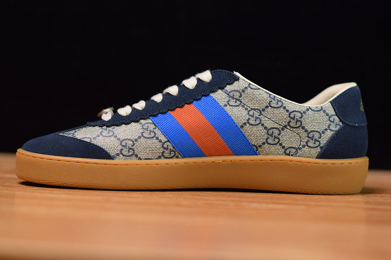 g*u*i jbg leather and suede