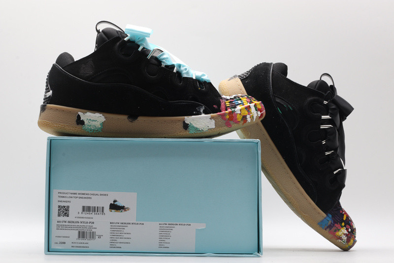 lanvin curb sneaker