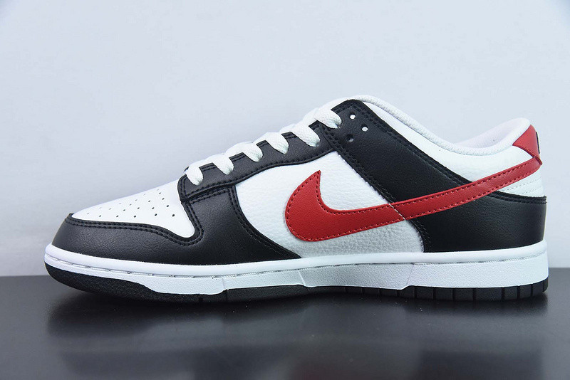 nike dunk low black university red fb3354-001