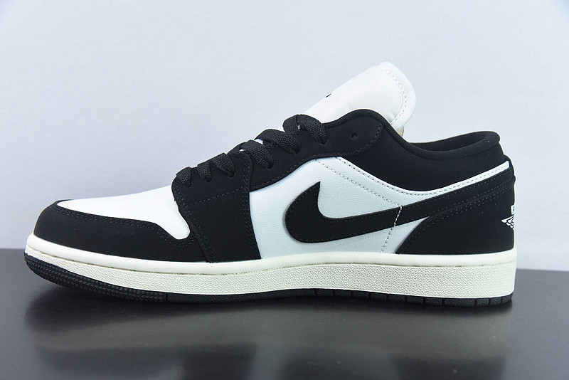 air jordan 1 low strikes up a “vintage panda” fb9893-101