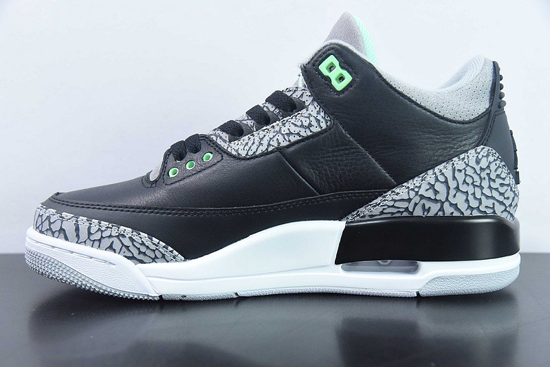 air jordan 3 "green glow" ct8532-031