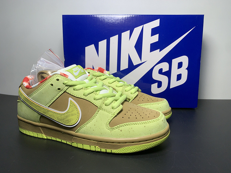 concepts × nike dunk sb fluorescent yellow lobster bv1310-566