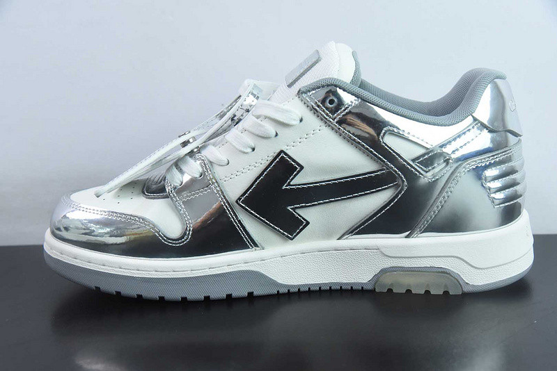 OF™ C/O VIRGIL ABLOH OUT OF OFFICE LOW-TOP LEATHER SNEAKERS ‘OOO“