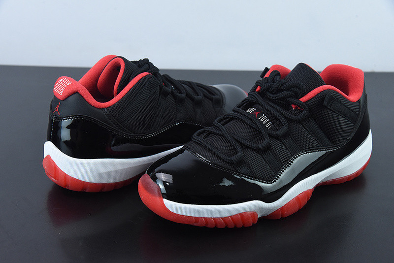 air jordan 11 retro low "bred" 528895-012