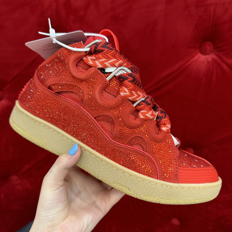 lanvin curb sneaker
