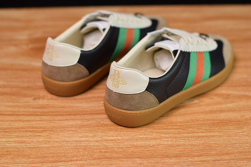 g*u*i jbg leather and suede