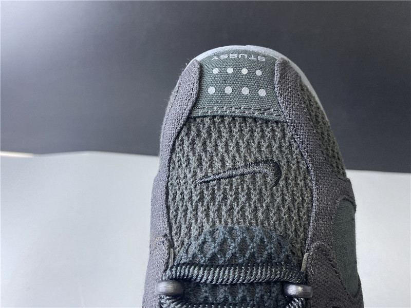 stussy x nike zoom spiridon cage 2 “black/cool grey” cu1854-001