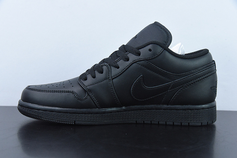 air jordan 1 low triple black (2022) 553558-093