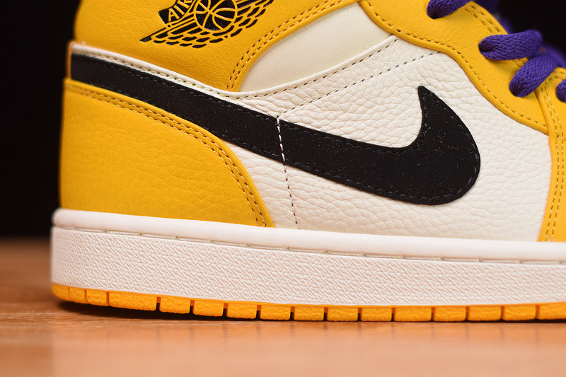 air jordan 1 mid se "lakers" 852542-700