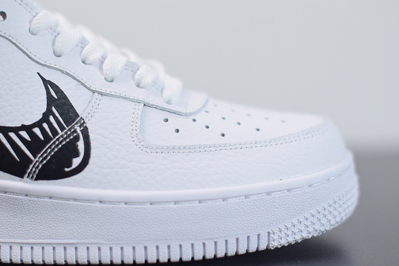 nike air force 1 low “sketch” in white/black cw7581-101