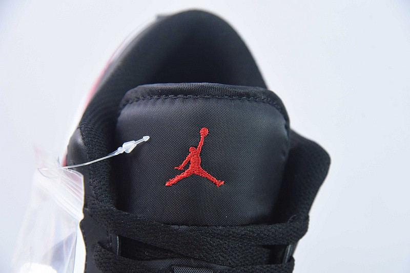 nike air jordan 1 low bred toe 2.0 (gs) 553560-161