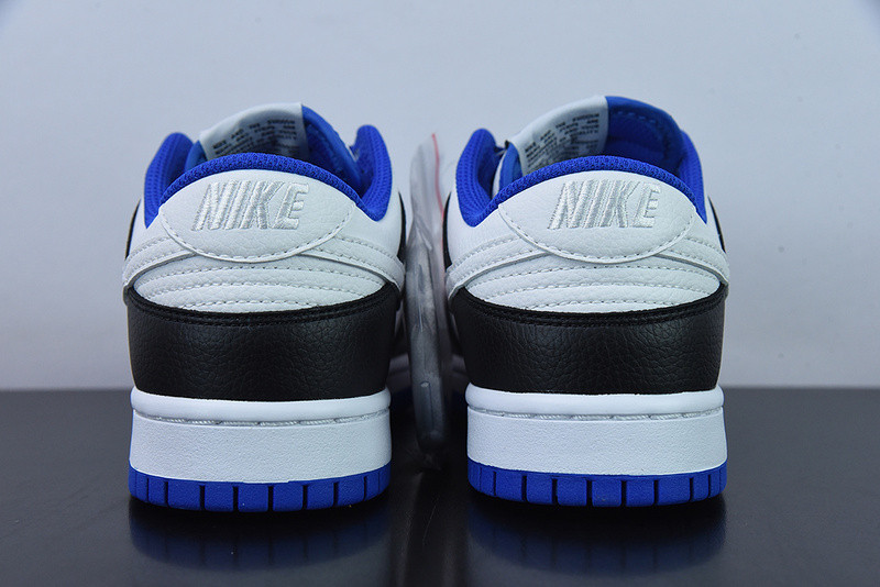 nike dunk low “white/black/royal“ fd9064-110