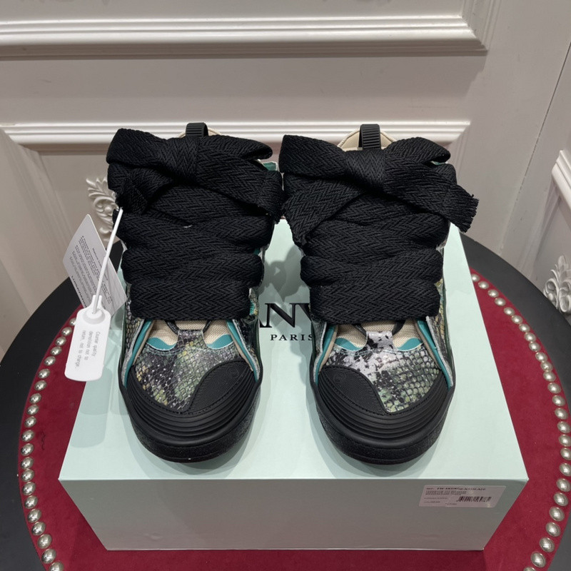 lanvin curb sneaker