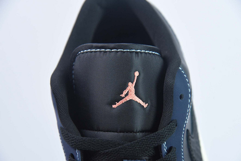 air jordan 1 low navy black snakeskin fj5478-010