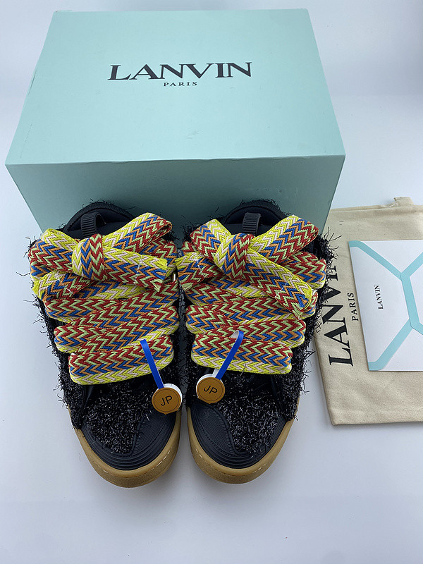 lanvin curb sneaker