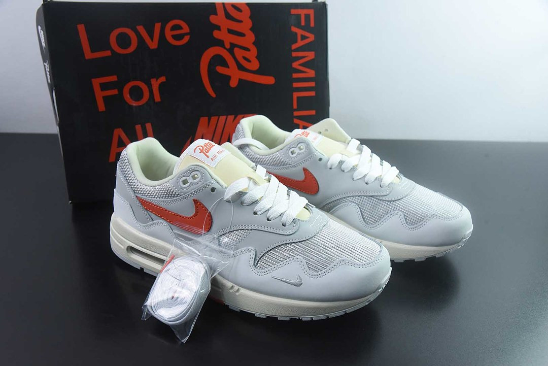 Patta x Nike Air Max 1 “White/Hyper Crimson” II7055-100