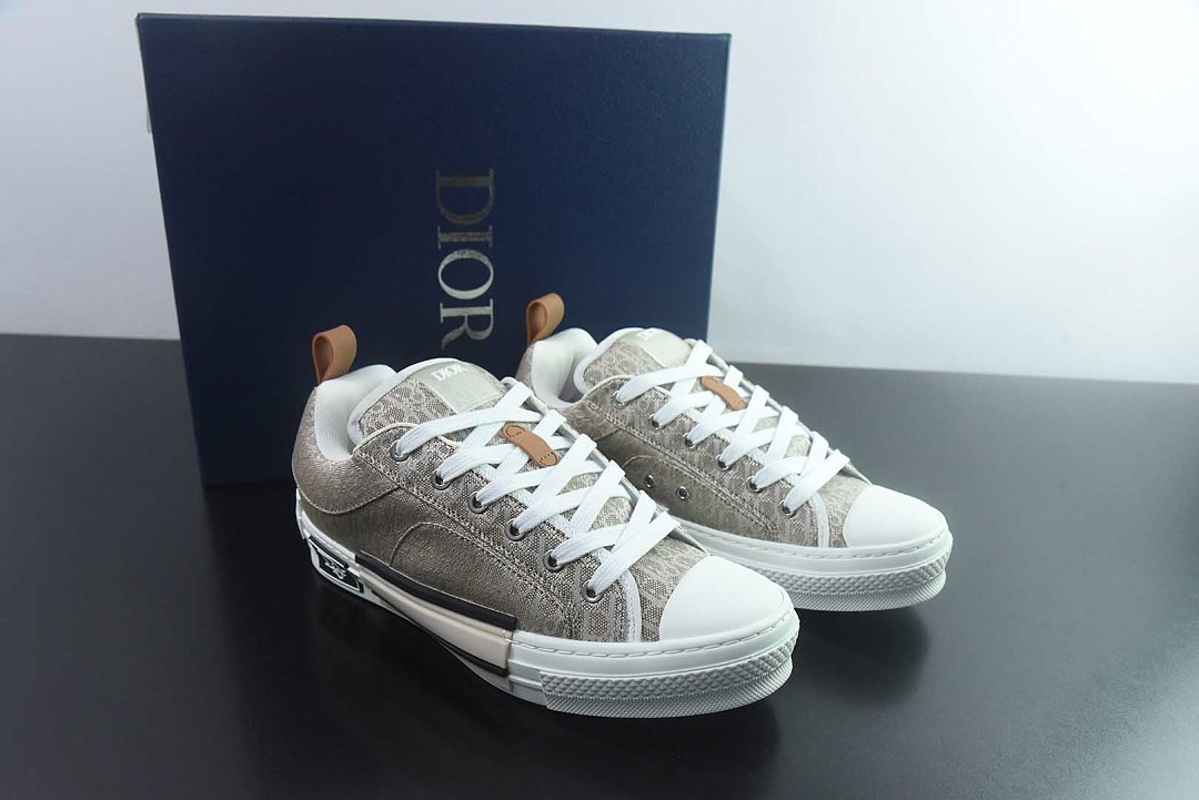 DIO* B23 LOW-TOP SNEAKERS IN OBLIQUE