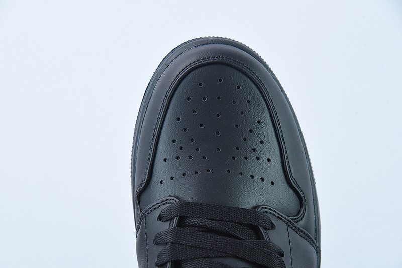 air jordan 1 low triple black (2022) 553558-093