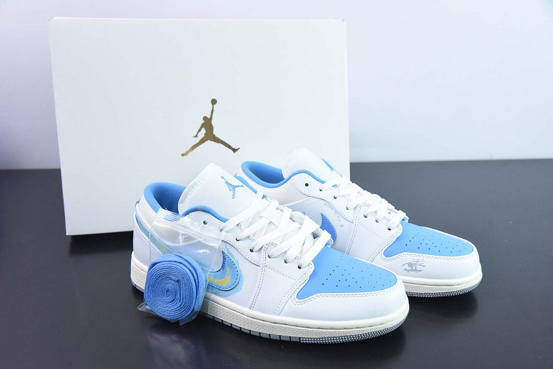 air jordan 1 low se just skate university blue fj7219-441