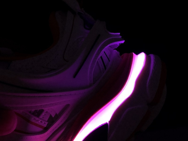 bc track mule clear sole sneakers 3.0 led