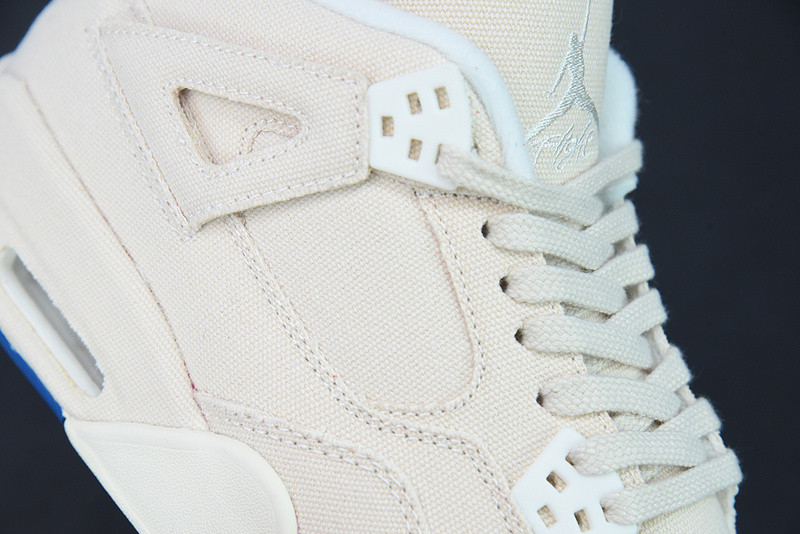 air jordan 4 canvas sail cement grey dq4909-100