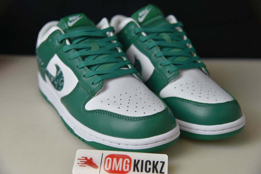 nike sb dunk low “green paisley ” dh4401-102