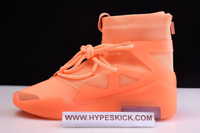 nike air fear of god 1 orange pulse ar4237-800