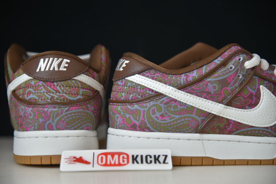 nike sb dunk low pro paisley brown dh7534-200
