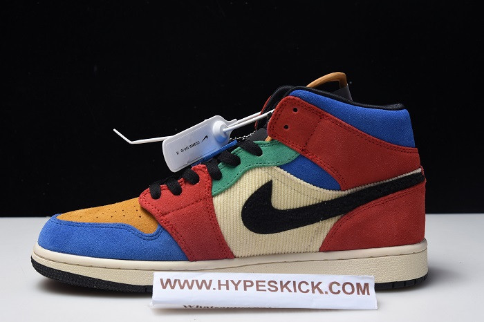 air jordan 1 mid se fearless blue the great cu2805-100