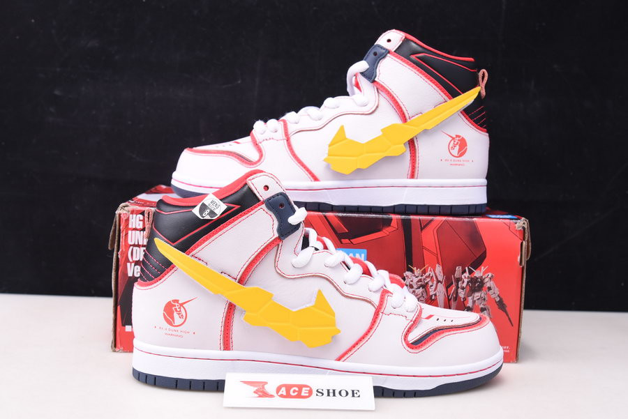 gundam x dunk high sb ‘project unicorn-rx-0’ dh7717-100