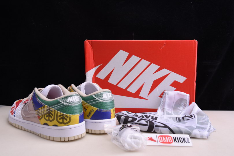 nike dunk low sp city market da6125-900
