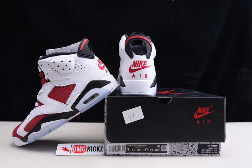 air jordan 6 retro "carmine" 2021 ct8529-106
