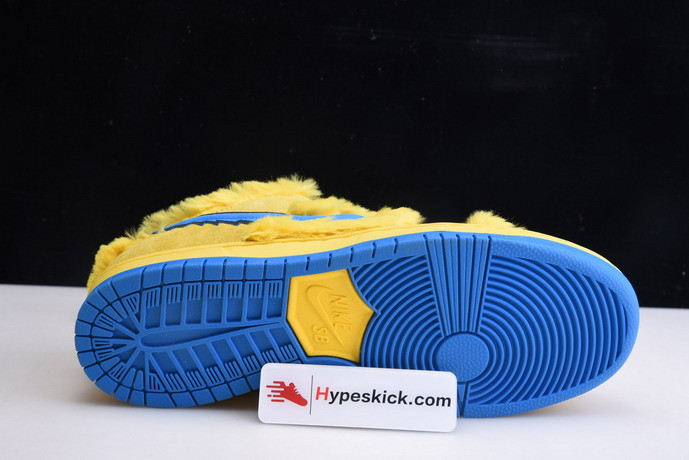grateful dead x nike sb dunk low “yellow bear” cj5378-700