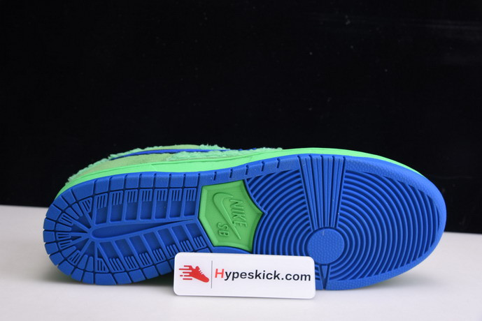 grateful dead x nike sb dunk low “green bear” cj5378-300