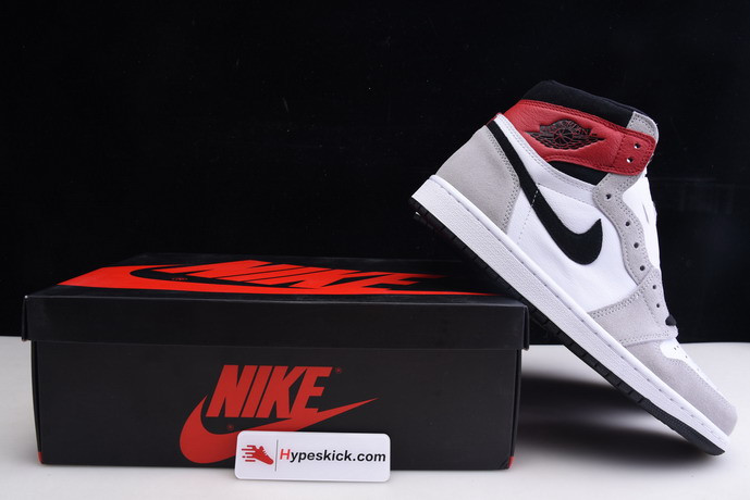 air jordan 1 retro high og "particle grey" 555088-126
