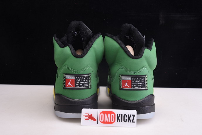 air jordan 5 oregon ducks ck6631-307