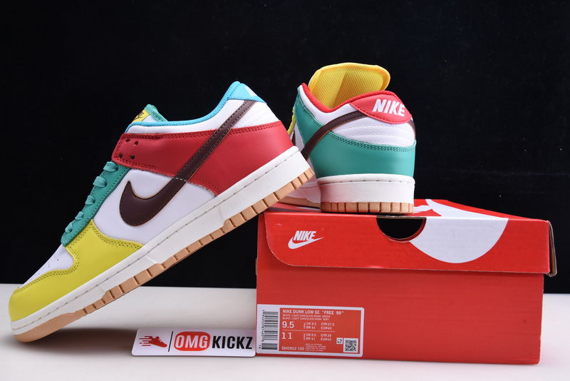 nike dunk low free 99 white dh0952-100