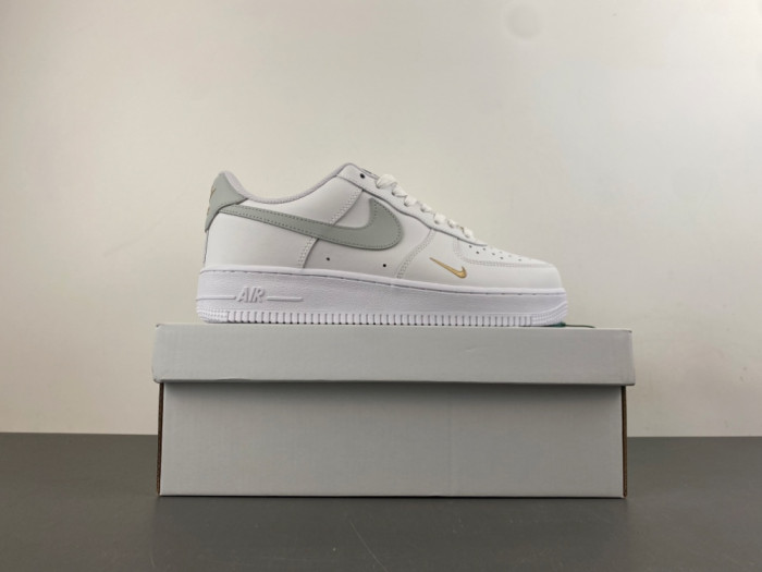 Nike Air Force 1 Low Top White Gray Gold CZ0270-106