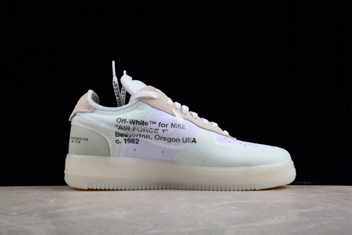 NIKE AIR FORCE 1 LOW OFW All White AO4606-100