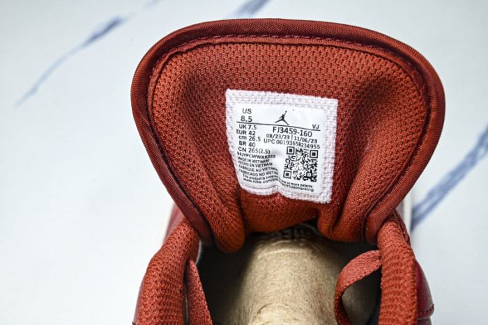 Air Jordan 1 Low Dune Red/White FJ3459-160