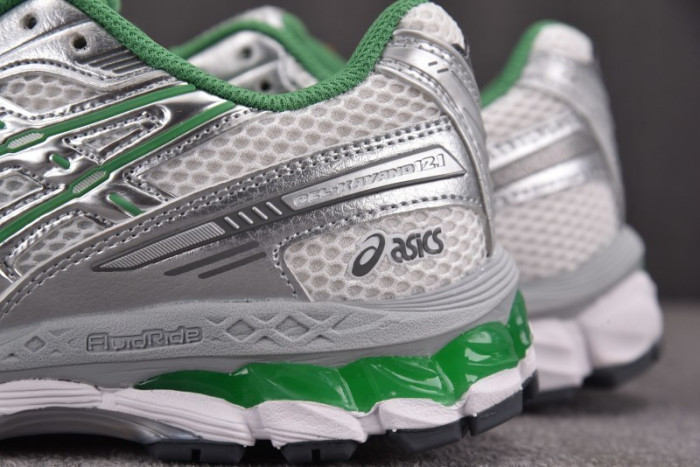 As1cs gel-kayano 12.1 silver green 1203a759-100