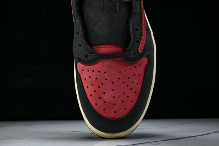 Travis Scott x AIR Jordan 1 Low Black Red DM7866-061